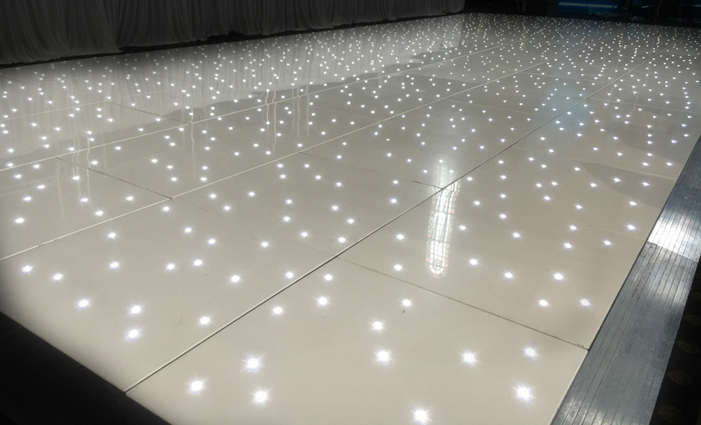 White LED Dance Floor Platinum Production LTD