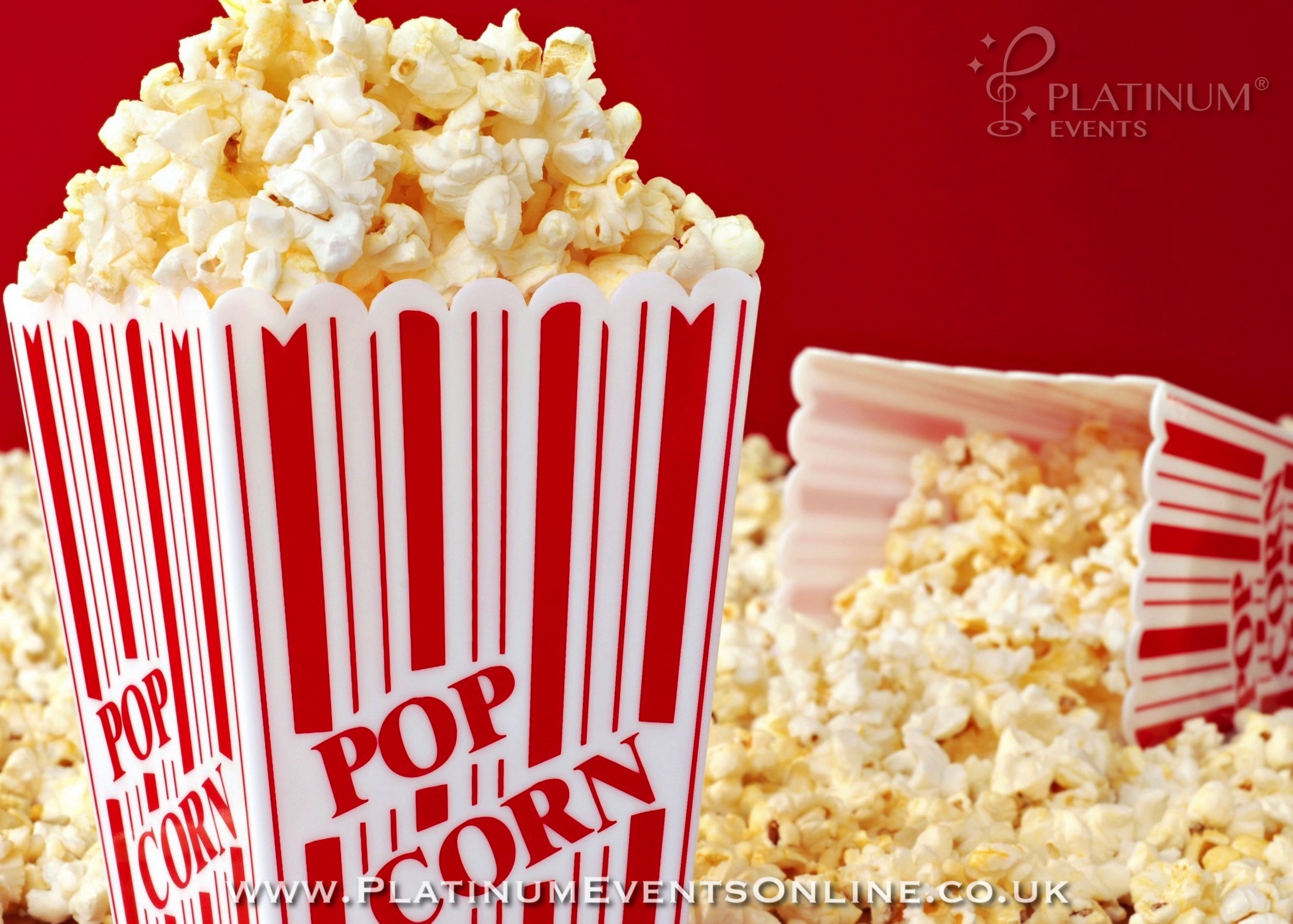 hot fresh popcorn – sweet or salted – all events