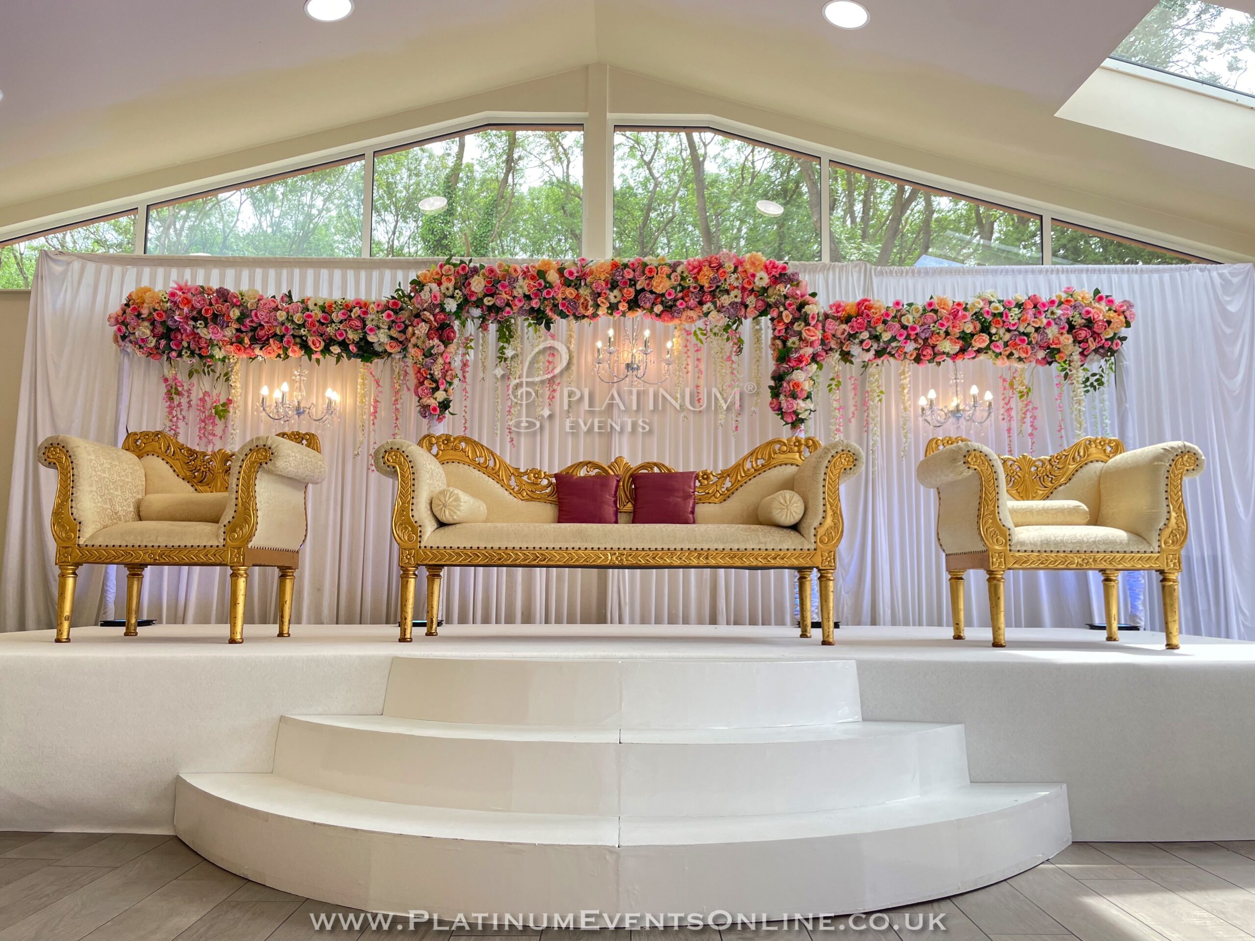 ladywood estate. stage setup walima